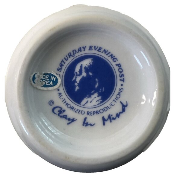 Norman Rockwell 1986 Saturday Evening Post Collection "Before The Shot" Collecti - Picture 7 of 12